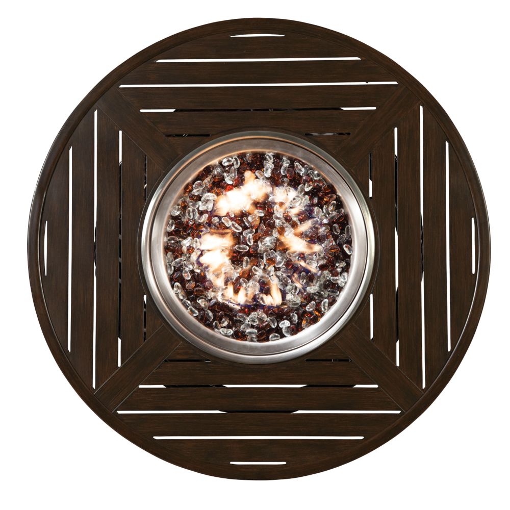LANE VENTURE South Hampton 36in Round Gas Fire Pit