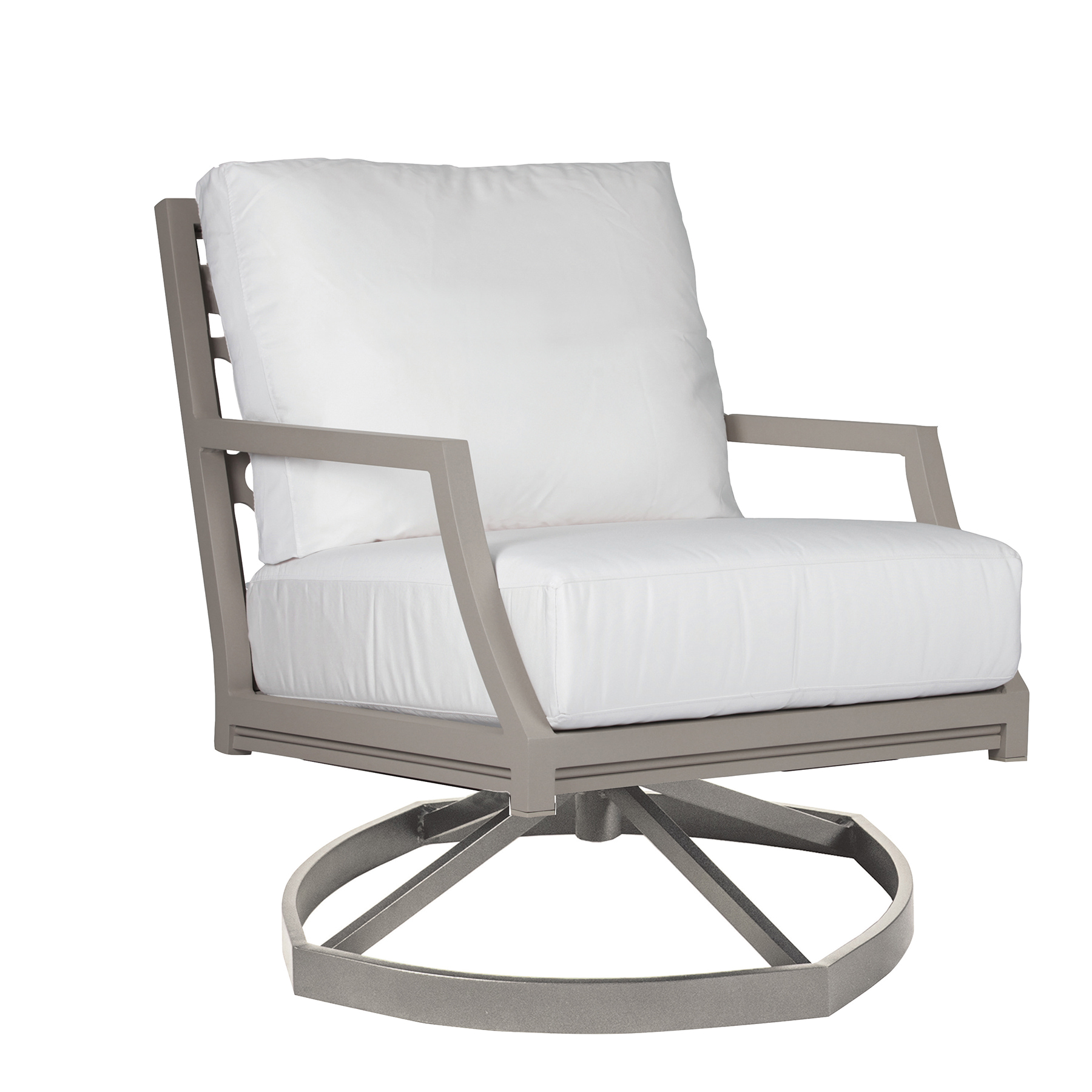 Willow: MODERN LOW SWIVEL ROCKER CHAIR