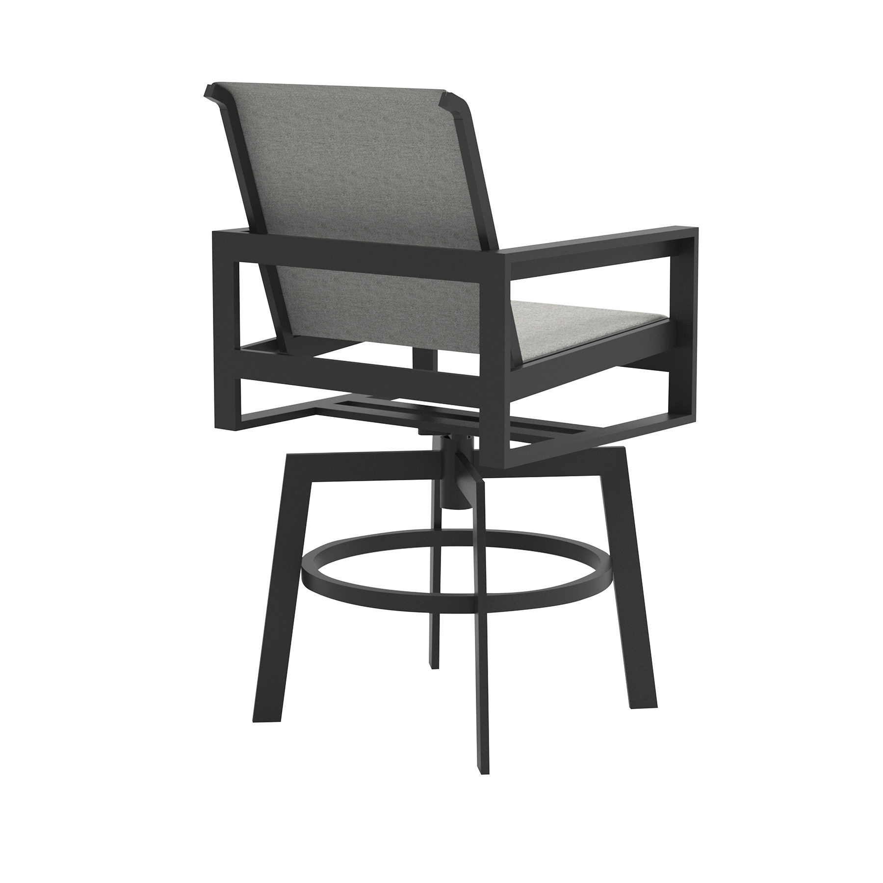 LANE VENTURE Bonavista Sling Track Arm Swivel Bar Stool