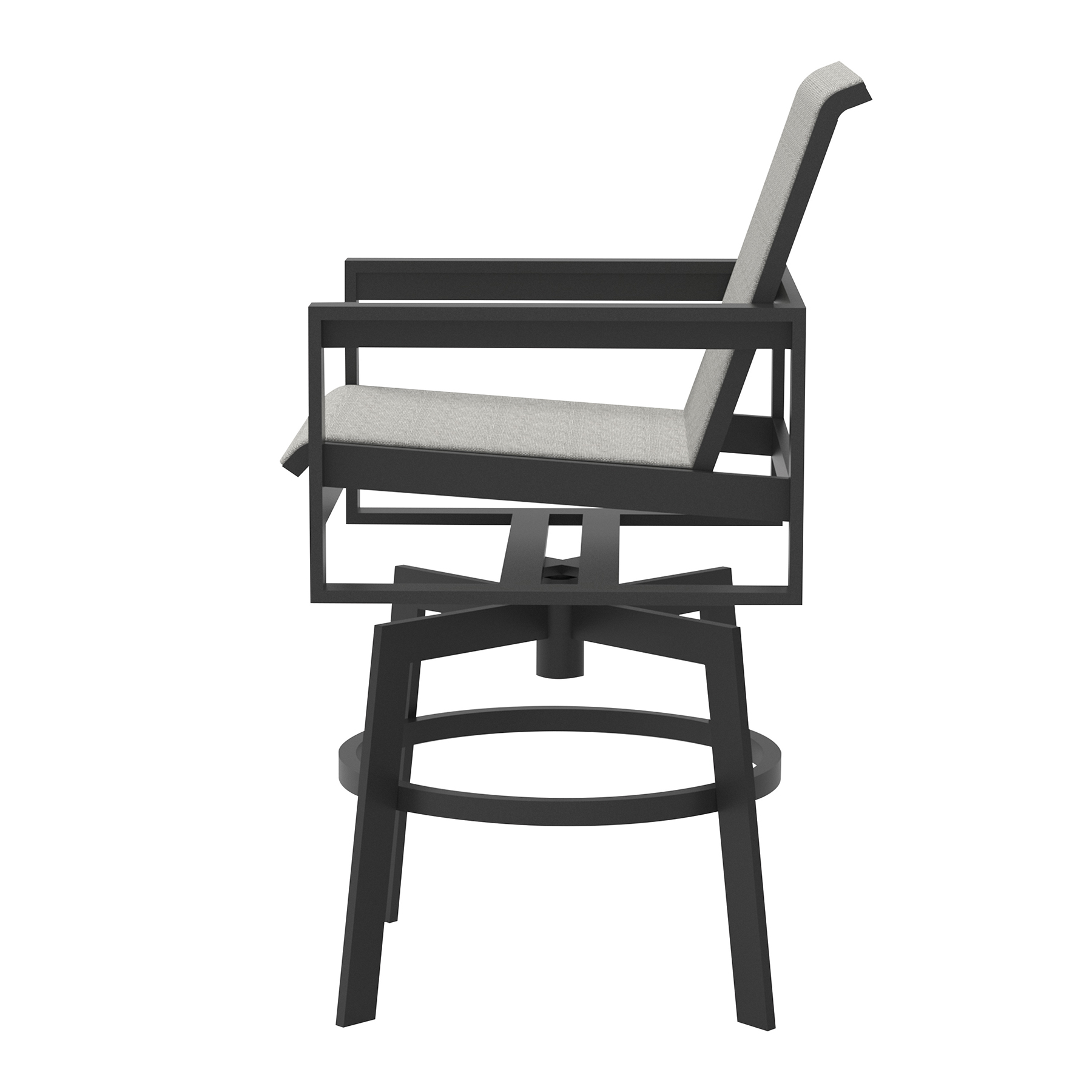 LANE VENTURE Bonavista Sling Track Arm Swivel Bar Stool