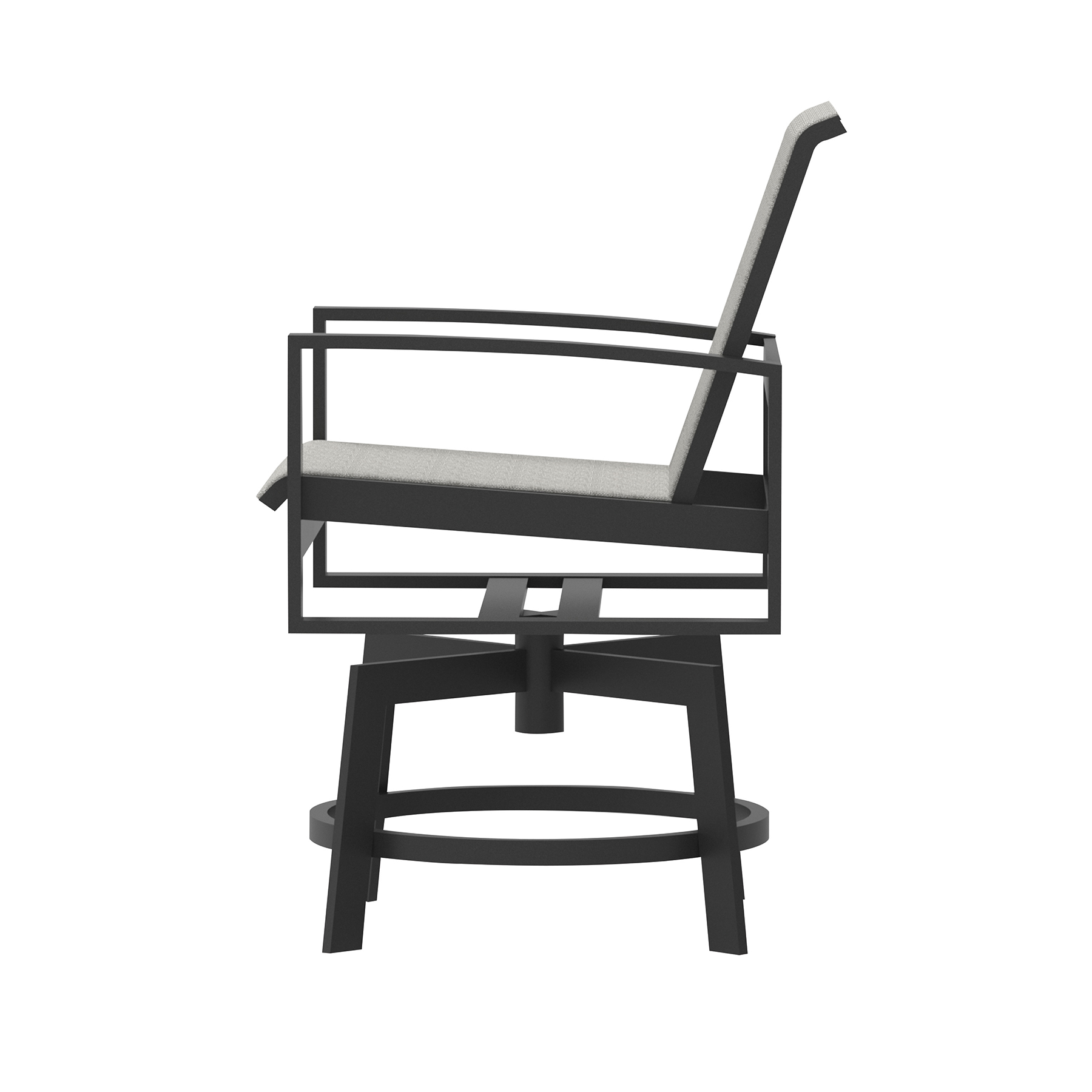 LANE VENTURE Bonavista Sling Arch Arm Swivel Bar Stool