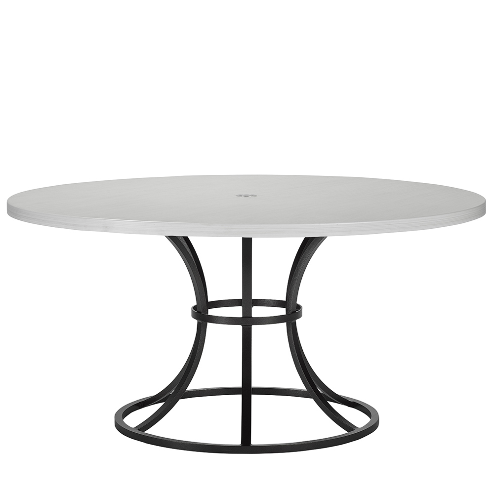 Avila marble & black round bistro table deals