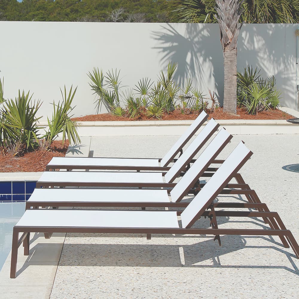 LANE VENTURE Cypress Sling Stackable Adjustable Chaise