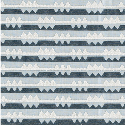 Fabric Swatch:  Spindle Stripe Ocean